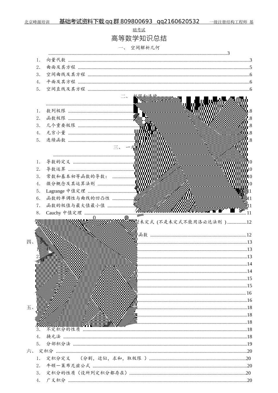 数学知识总结--峰源 最新.doc_第1页