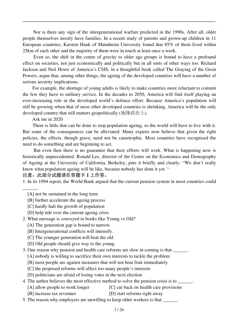 2010年12月英语六级真题及答案（含听力原文）.pdf_第3页