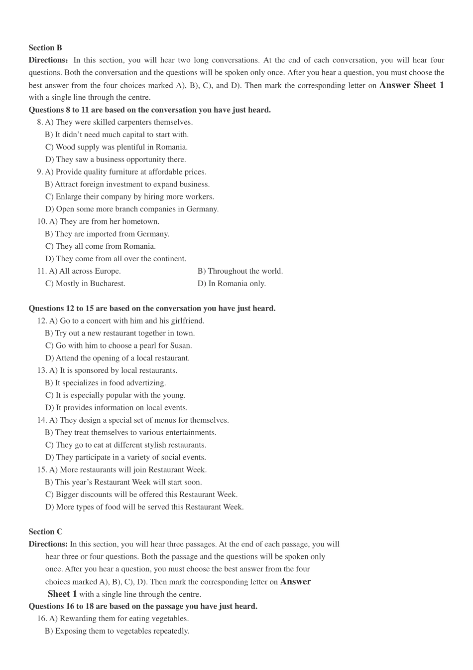 2018年12月四级真题第2套【可复制可划线查词】.pdf_第2页