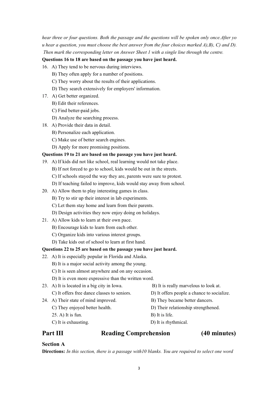 2018年06月四级真题第2套【可复制可划线查词】.pdf_第3页