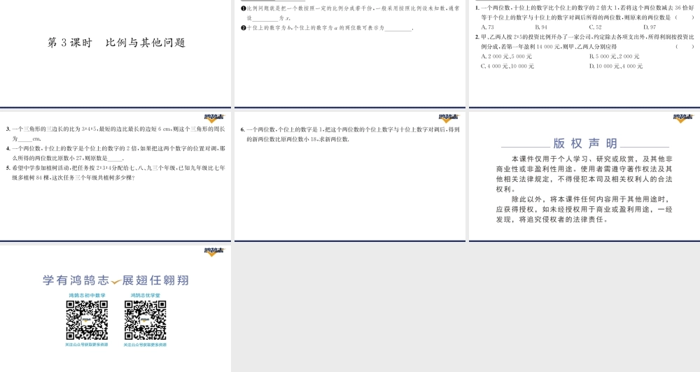 第3课时比例与其他问题.pptx