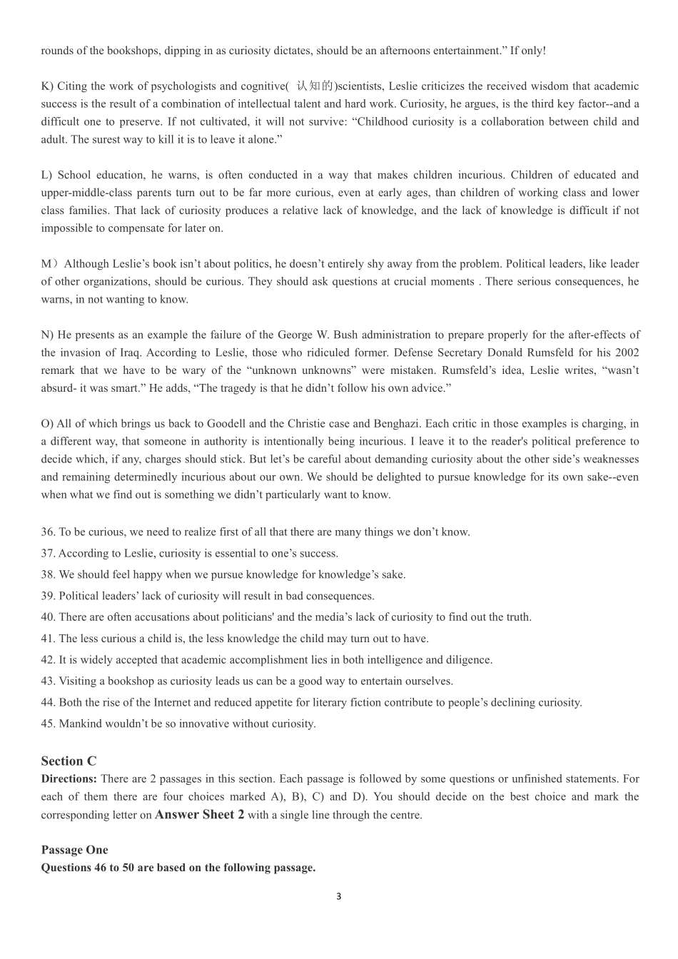 2017年12月四级真题第3套【可复制可划线查词】.pdf_第3页