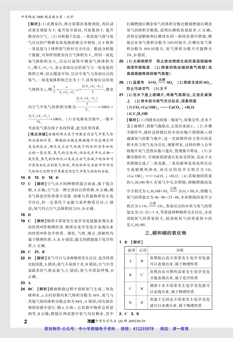 【5】2023版《万唯中考 真题分类》化学（答案详解）.pdf_第2页