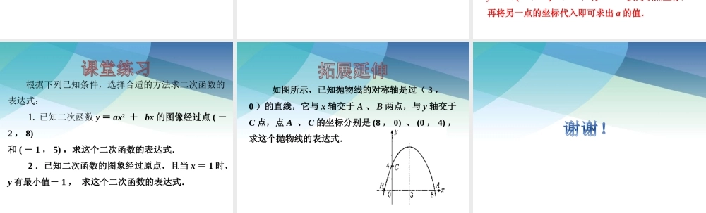 53用待定系数法确定二次函数函数表达式ppt_6.ppt