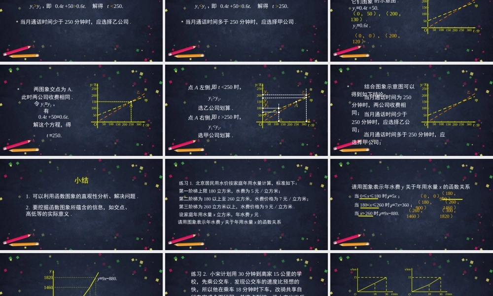 【公众号dc008免费分享】0518 -一次函数的应用（第二课时）-2PPT课件.pptx