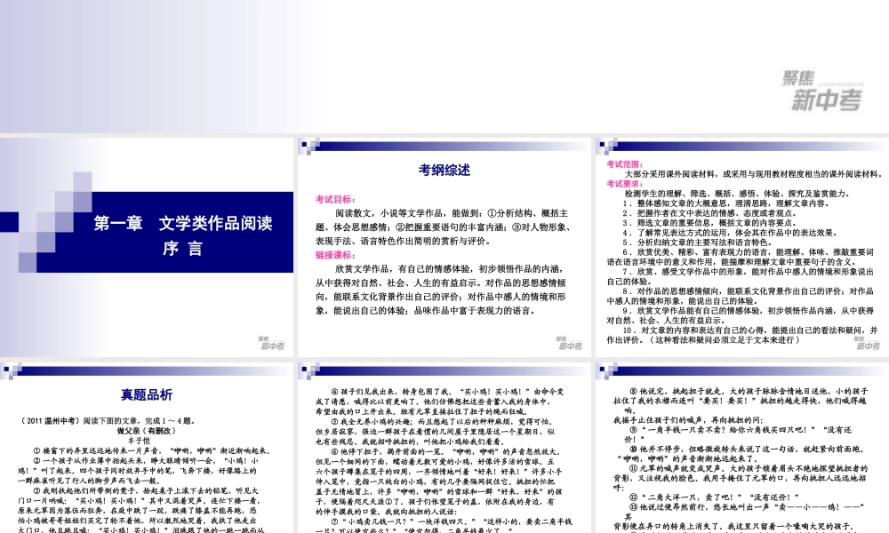 中考专题复习：《现代文阅读》ppt课件.ppt
