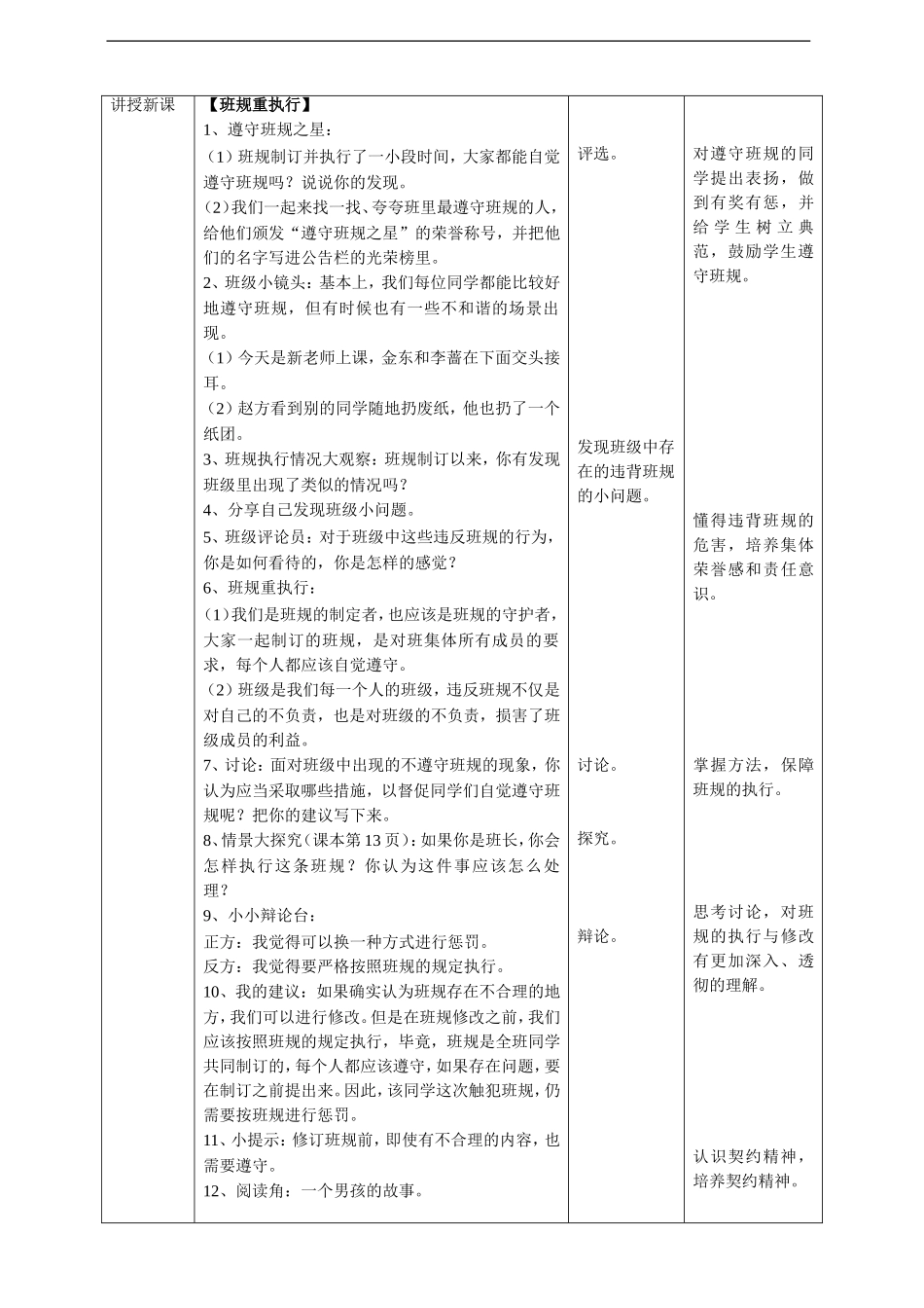 2我们的班规我们订第二课时 教案.doc_第2页