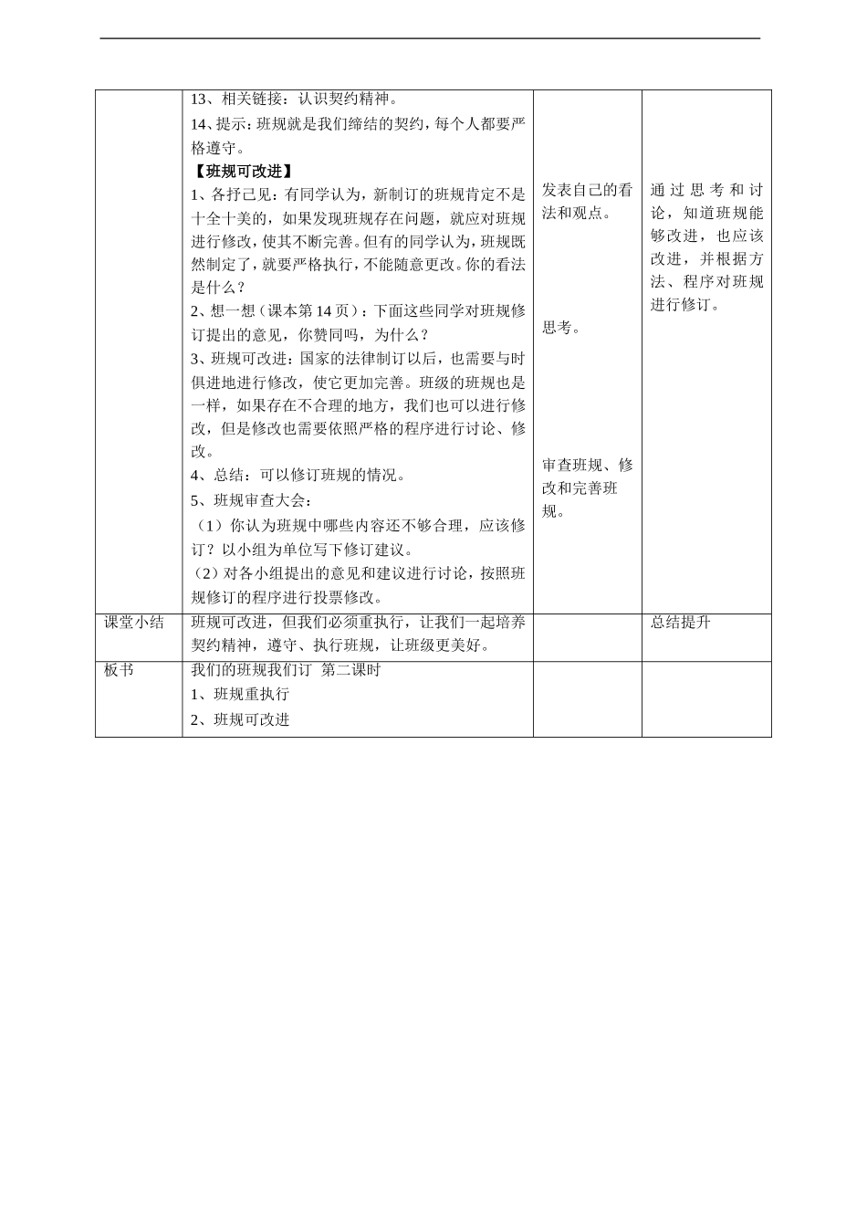 2我们的班规我们订第二课时 教案.doc_第3页