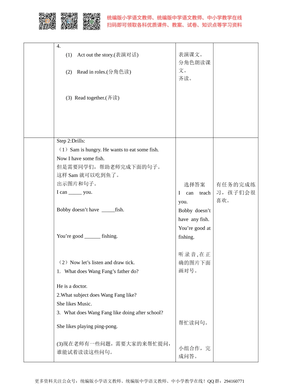 Unit 6 My e-friend 第三课时Cartoon time(教案).doc_第3页