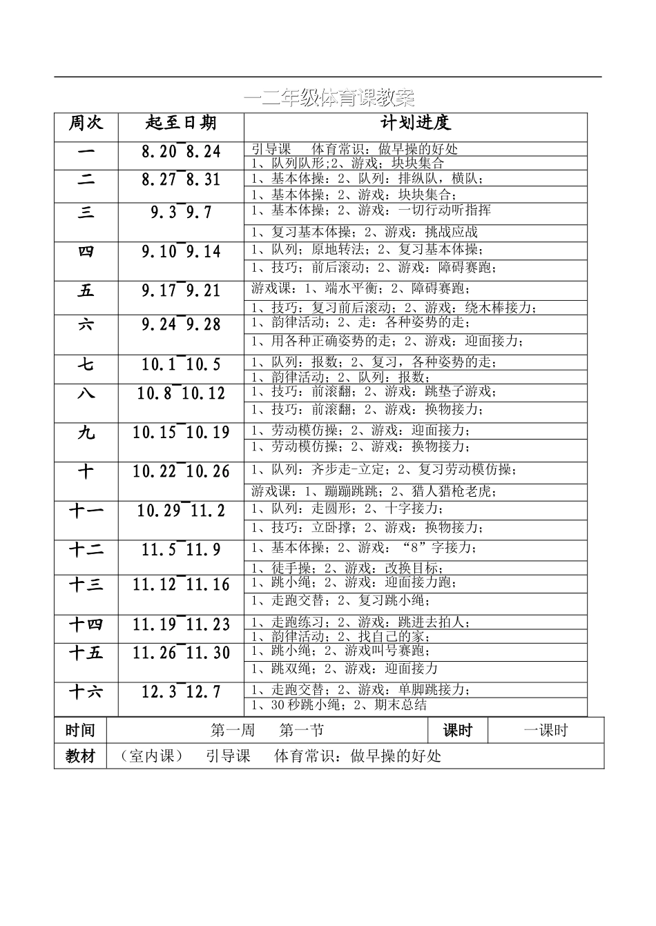 小学一二年级体育教案【虚拟宝库网www.xunibaoku.com】.doc_第3页