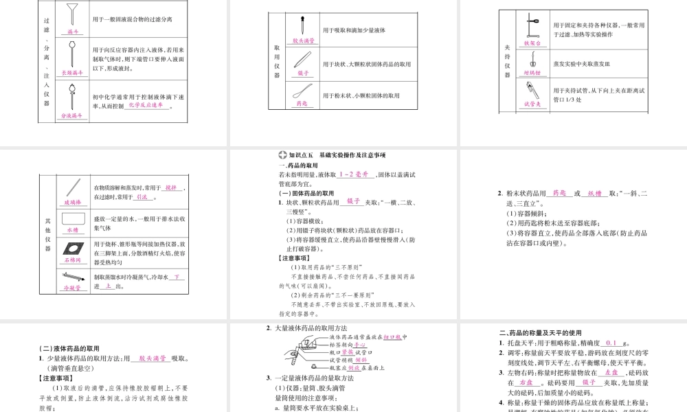 2019年中考化学基础知识梳理课件：第1单元 知识梳理(共28张PPT)【考百分kao100.com】.pptx
