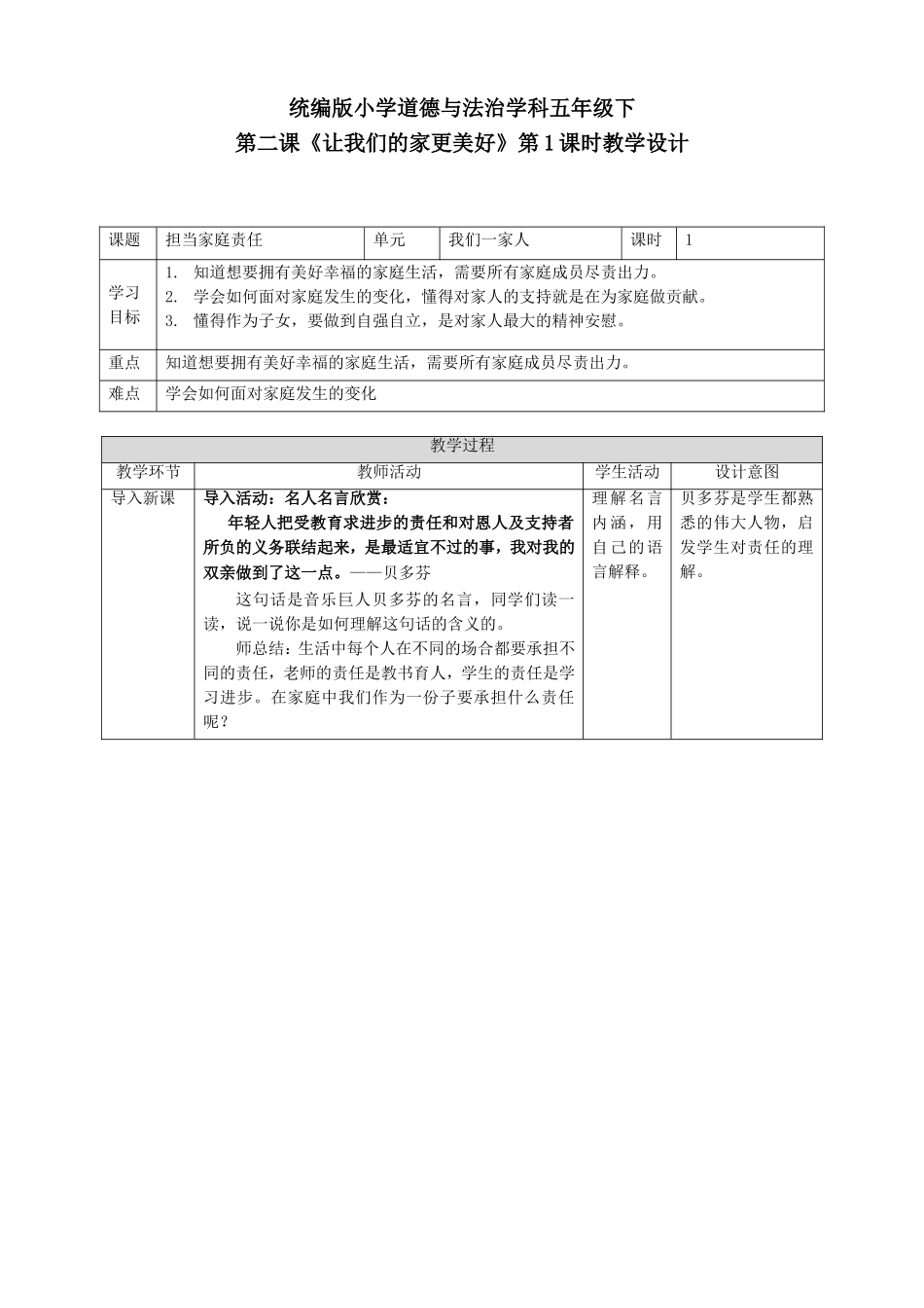 第2课《让我们的家更美好》第一课时.doc_第1页