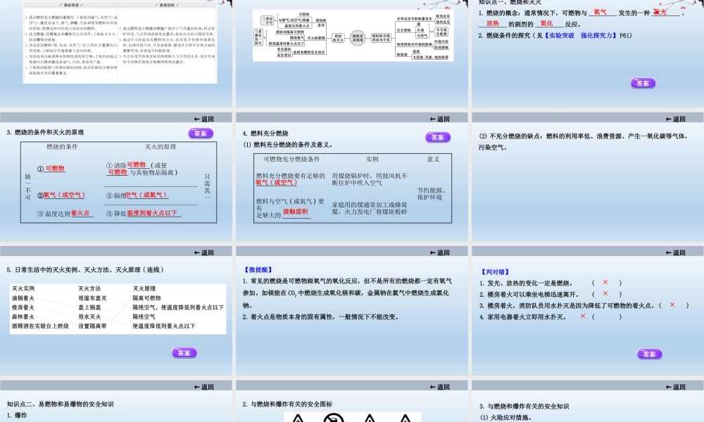 2021届中考化学大一轮单元总复习 第七单元　燃料及其利用 课件【考百分kao100.com】.ppt