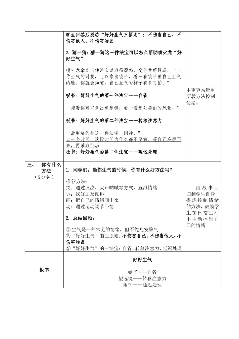 课时13338_好好生气-小学-情绪管理-好好生气-教学设计【公众号dc008免费分享】.doc_第3页