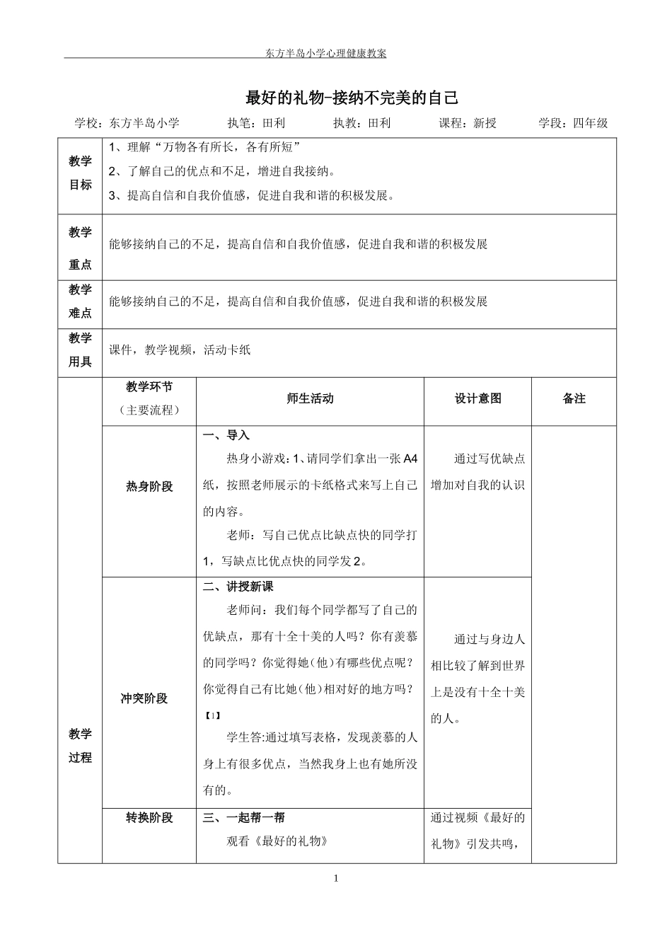 课时13353_最好的礼物-接纳不完美的自己-最好的礼物—接纳不完美的自己【公众号dc008免费分享】.doc_第1页