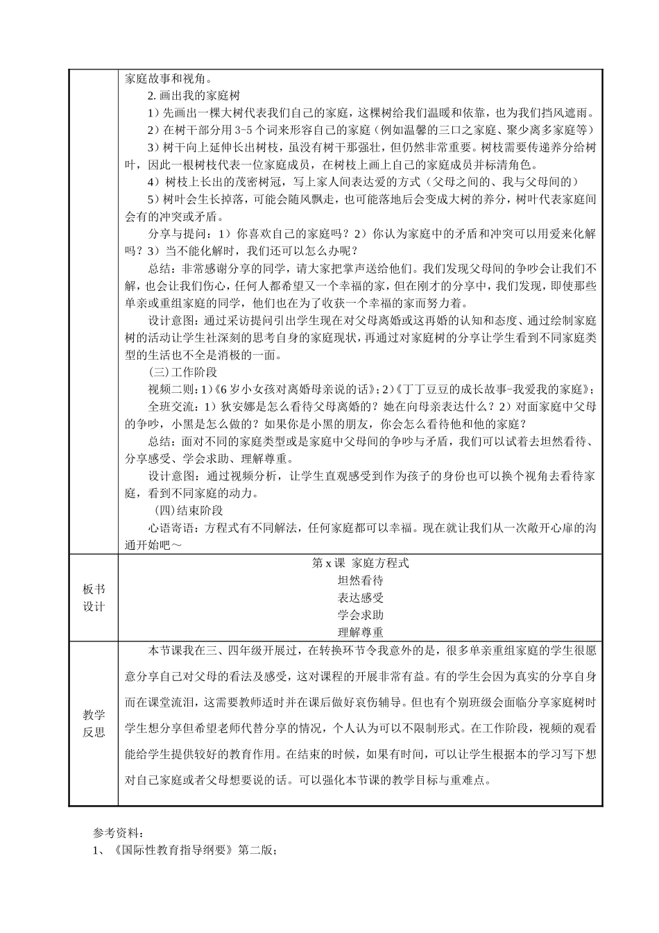 课时19446_家庭方程式-《家庭方程式》教学设计【公众号dc008免费分享】.doc_第2页