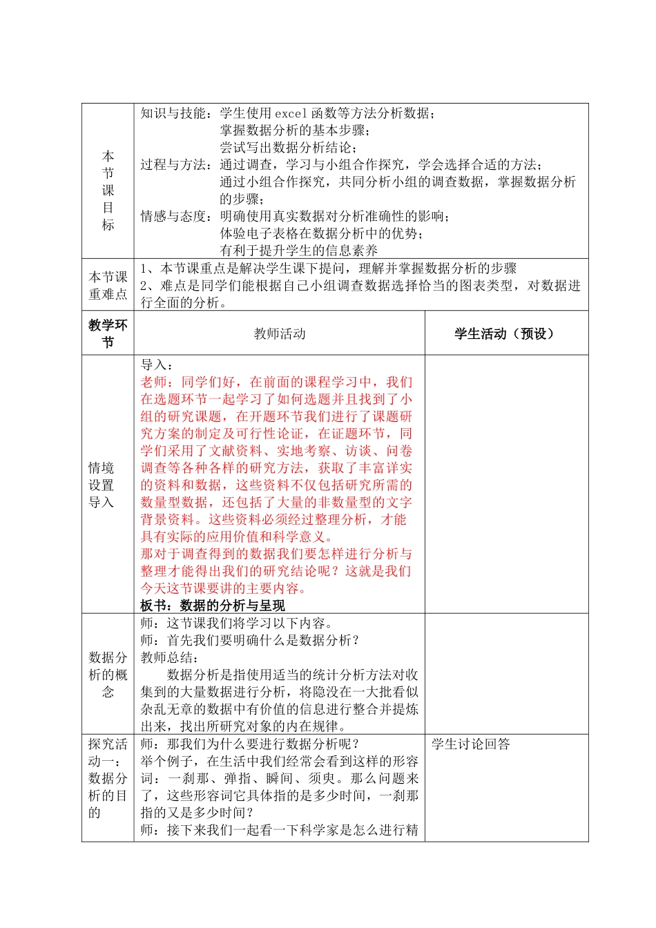 课时15487_数据的分析与呈现-《数据分析与呈现》教学设计欧妙芳.docx_第2页