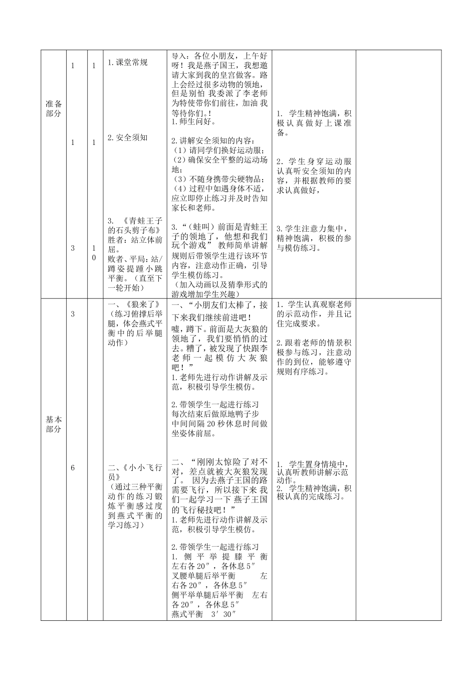 课时9356_燕子国王的邀请-水平一+燕子国王的邀请+龙岗区扬美实验学校+李富琪【公众号dc008免费分享】.doc_第3页