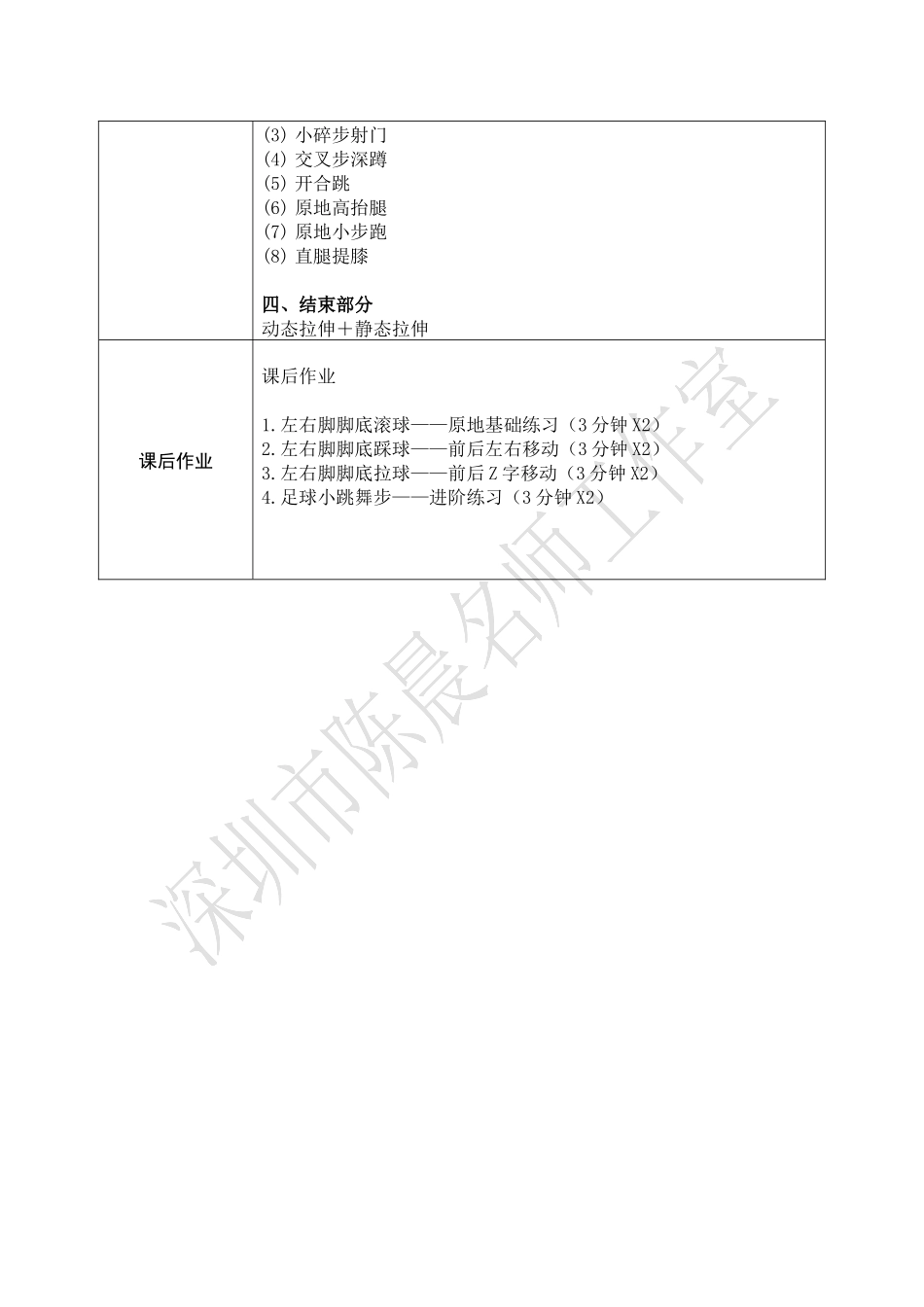 课时9395_足球居家控球练习level1-《足球居家控球练习level1》教学设计杨凯迪【公众号dc008免费分享】.docx_第3页