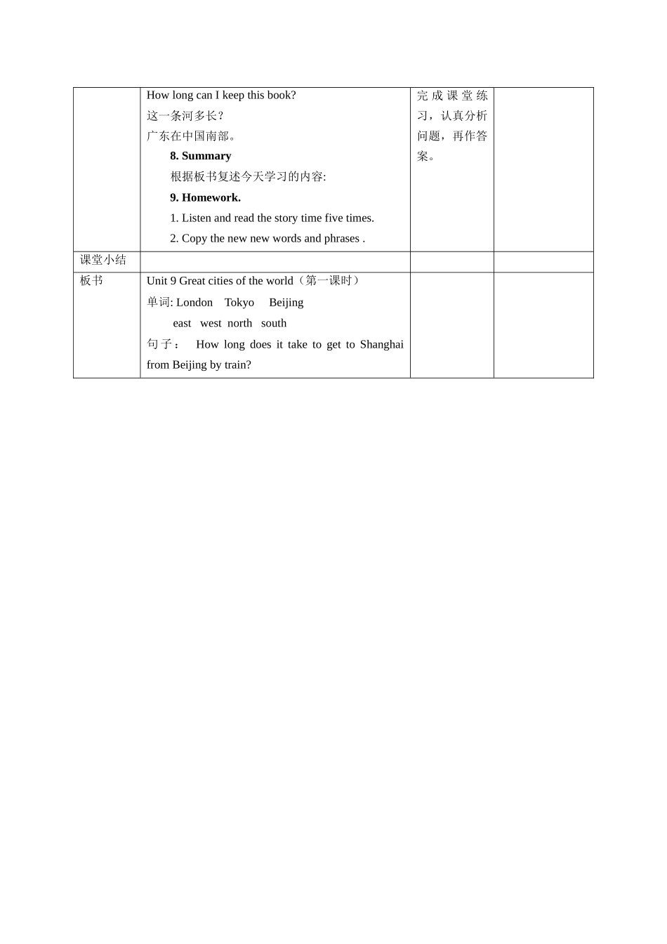 预课--牛津深圳版英语六年级上册Unit 9 Great cities of the world第一课时教学.docx_第3页