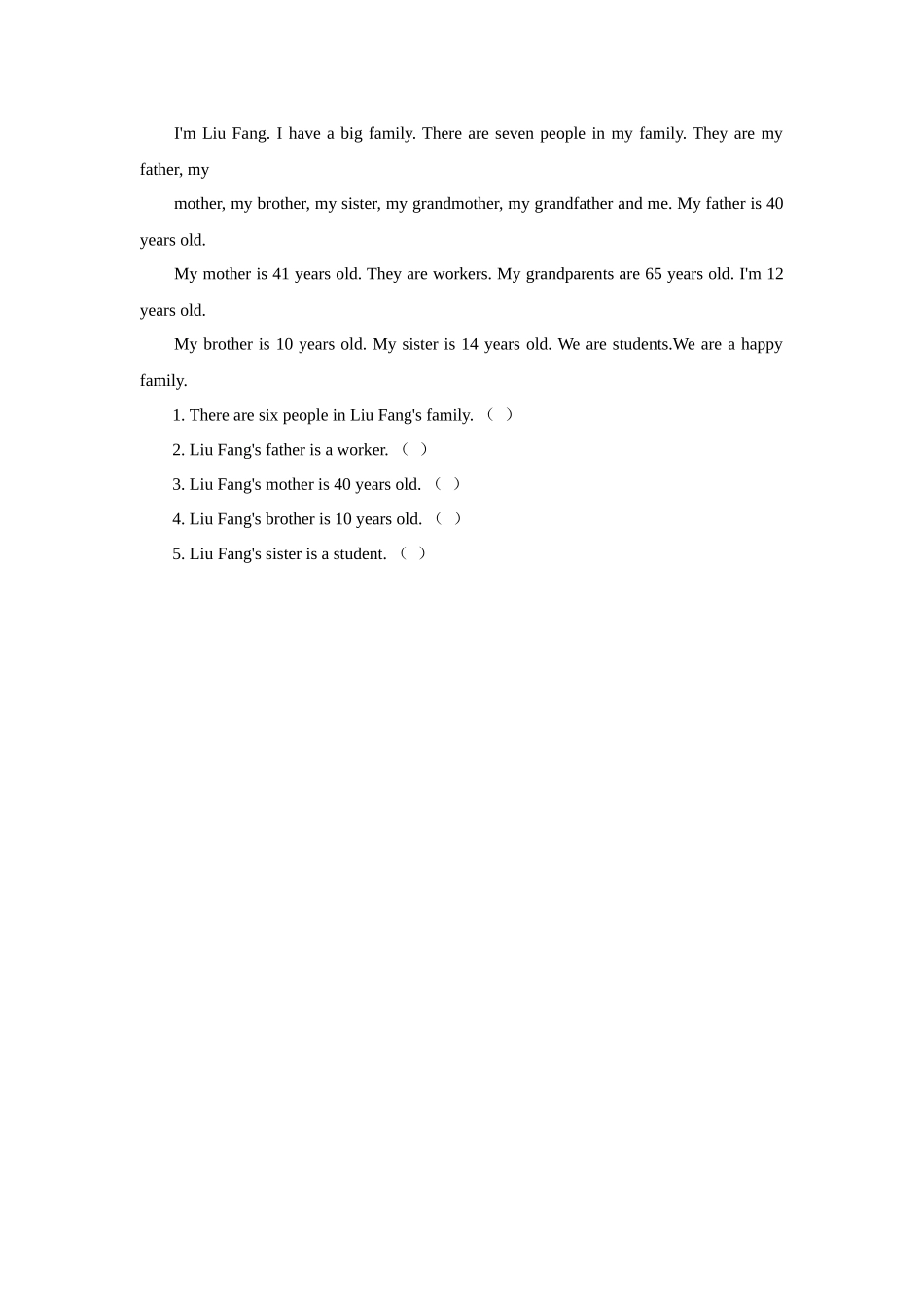 预课--习题Unit 4 Do you have any cousins第二课时.docx_第2页