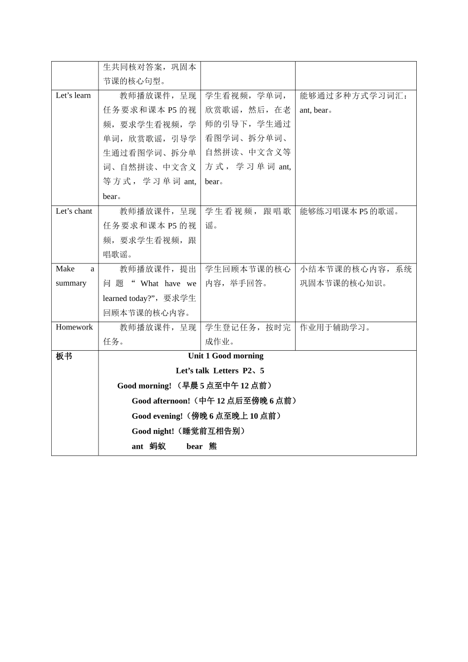 预课——Unit 1 Good morning Let's talk Letters 教案.docx_第3页