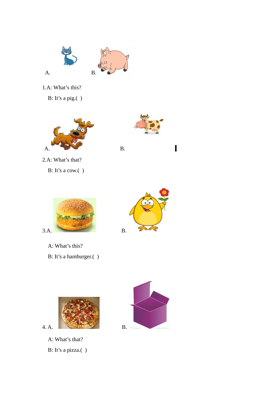 预课——Unit 10 On the farm 第二课时 习题.docx_第2页