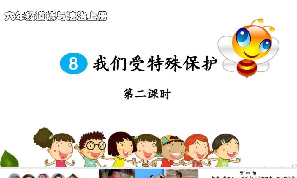 8.我们受特殊保护 第2课时 课件.ppt