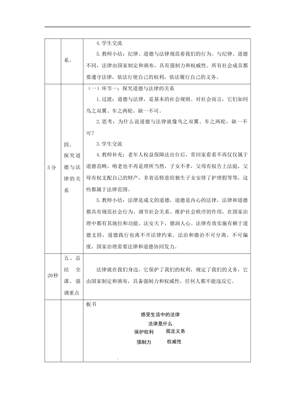 0903六年级【道德与法治（统编）】感受生活中的法律（第一课时）-教学设计【公众号dc008免费分享】.docx_第3页