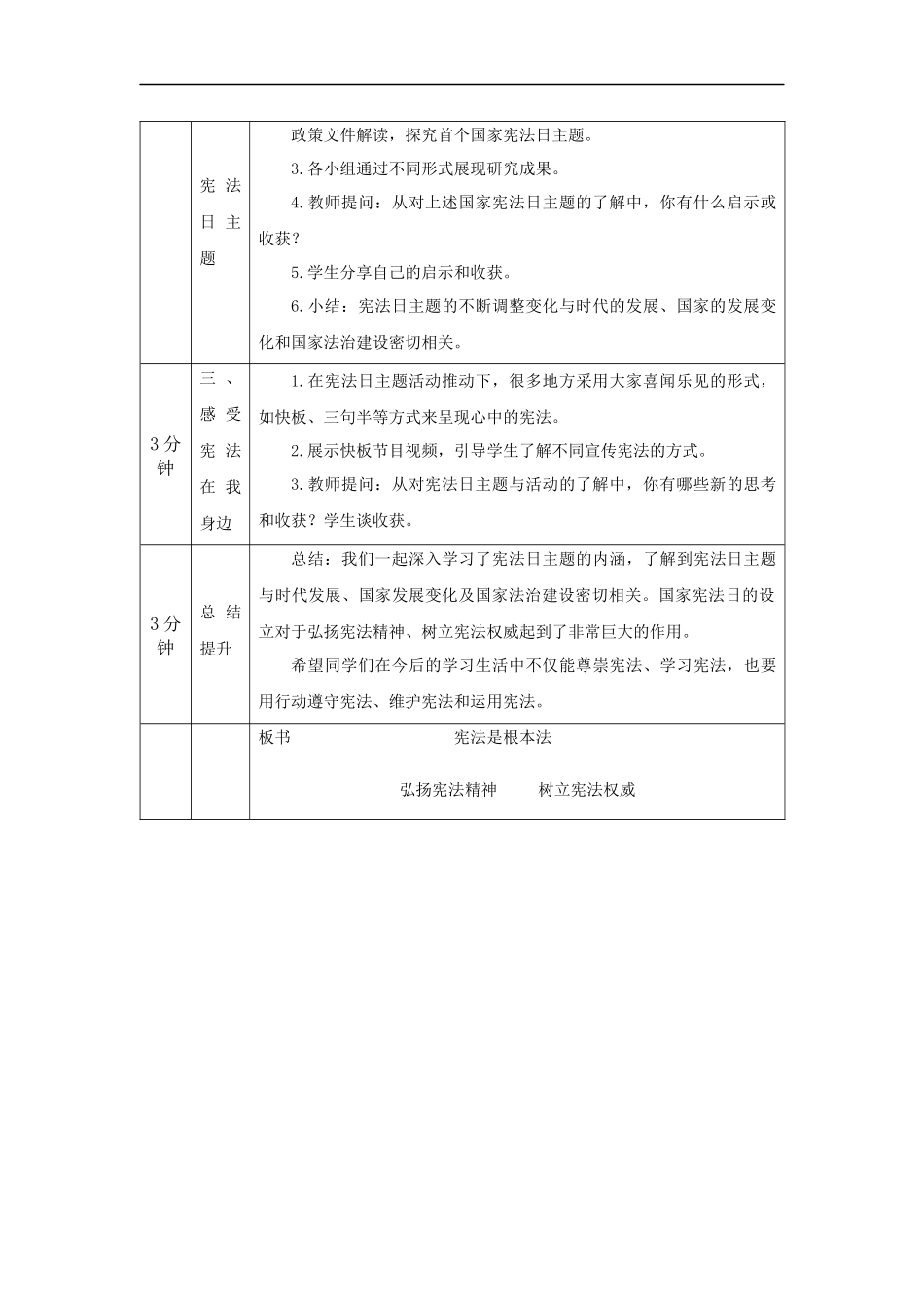0917六年级【道德与法治（统编）】宪法是根本法（第二课时）-教学设计【公众号dc008免费分享】.docx_第2页