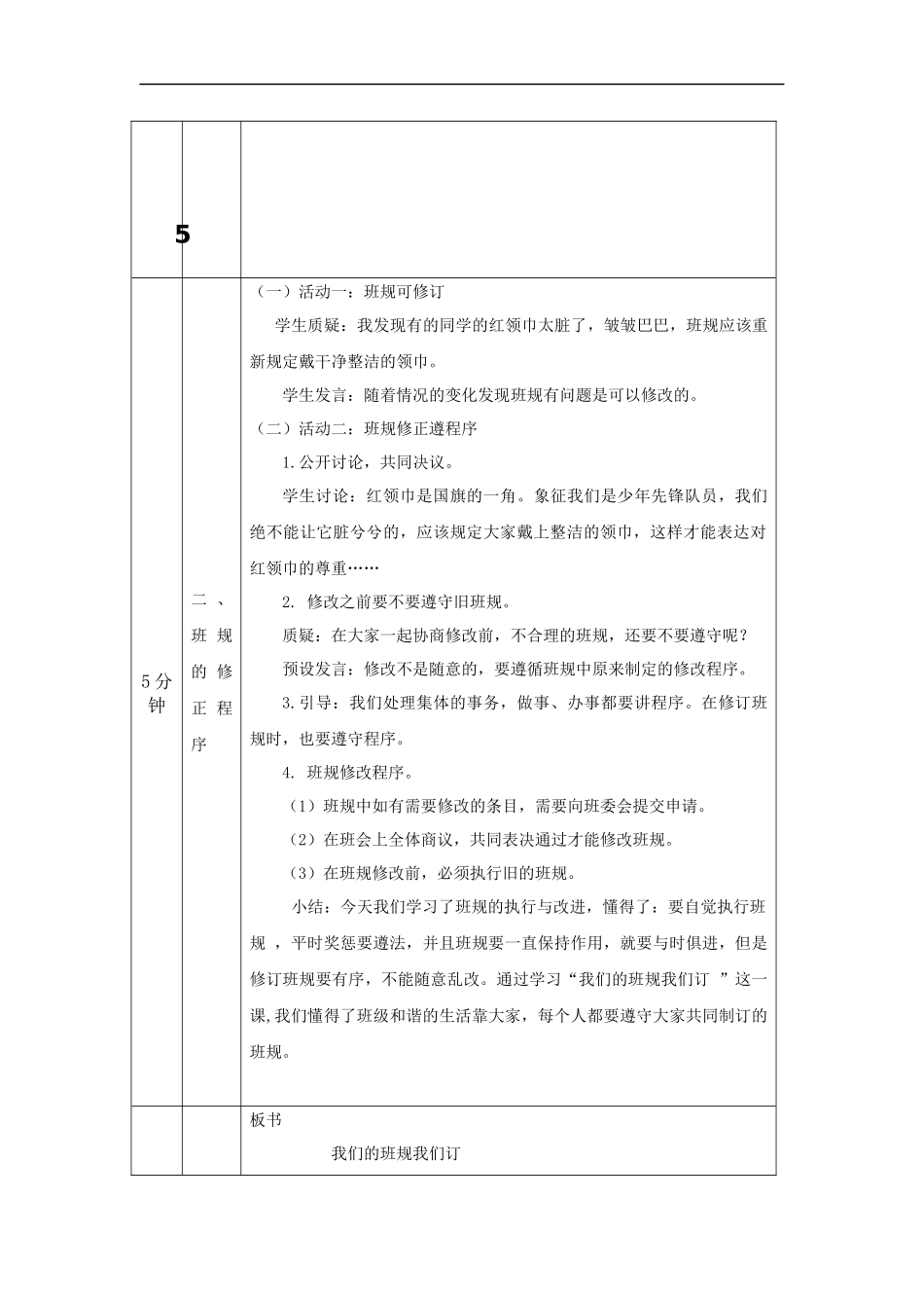 0917四年级【道德与法治(统编版)】我们的班规我们订-第3课时1教学设计【公众号dc008免费分享】.docx_第3页