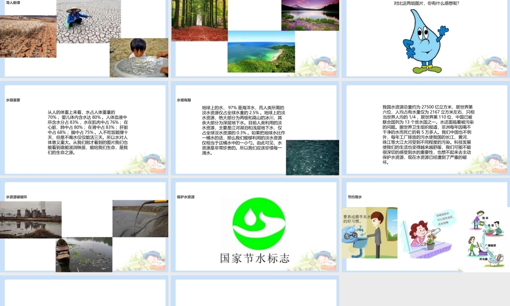 9 小水滴的诉说 课件（共12张PPT）.pptx