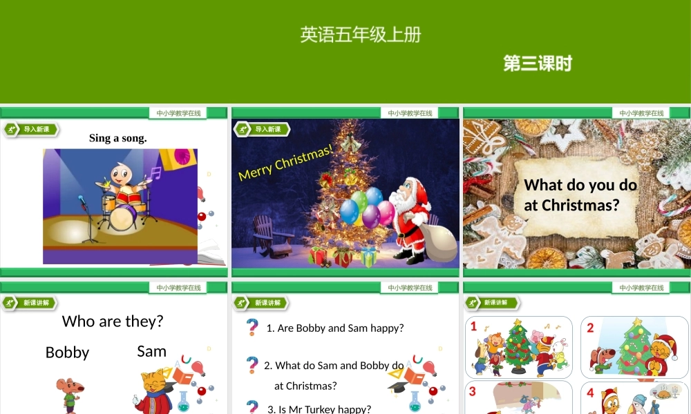 Unit 8 At Christmas第三课时Cartoon time.pptx