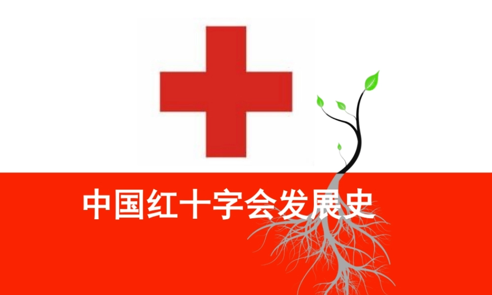 中国红十字会发展史 .ppt