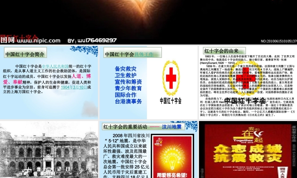 中国红十字会课件 .ppt