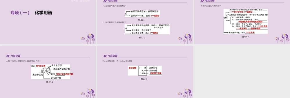 中考化学总复习第一篇基础过关篇专项01化学用语课件201902152150【考百分kao100.com】.pptx