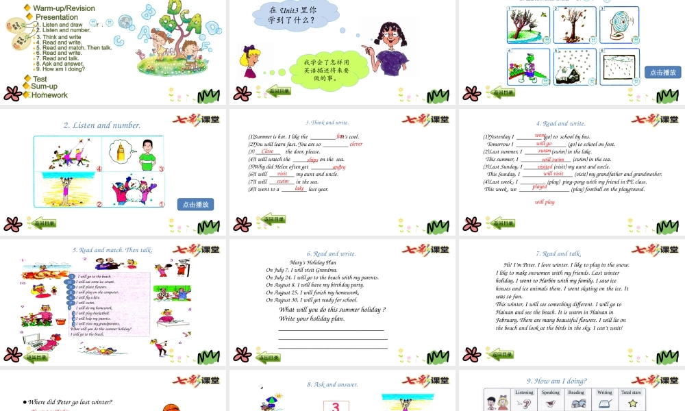 六年级下册Unit 3 Again , Please !.pptx