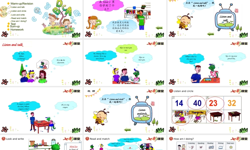 四年级下册Unit 1 Again, Please!.pptx