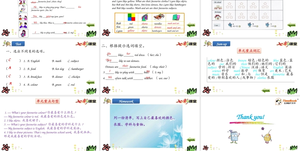 四年级下册Unit 4 Again, Please!.pptx