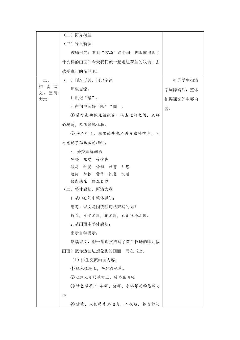 0615五年级语文（统编版）-牧场之国 第一课时-1教案.docx_第2页