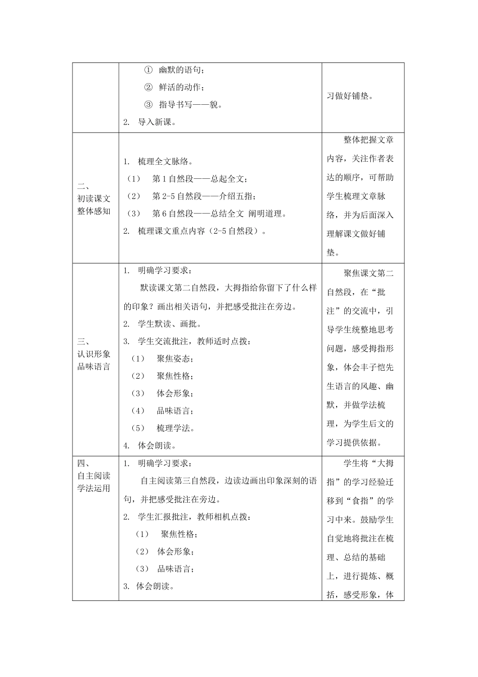 0623五年级语文（统编版）-手指 第一课时-1教案.docx_第2页