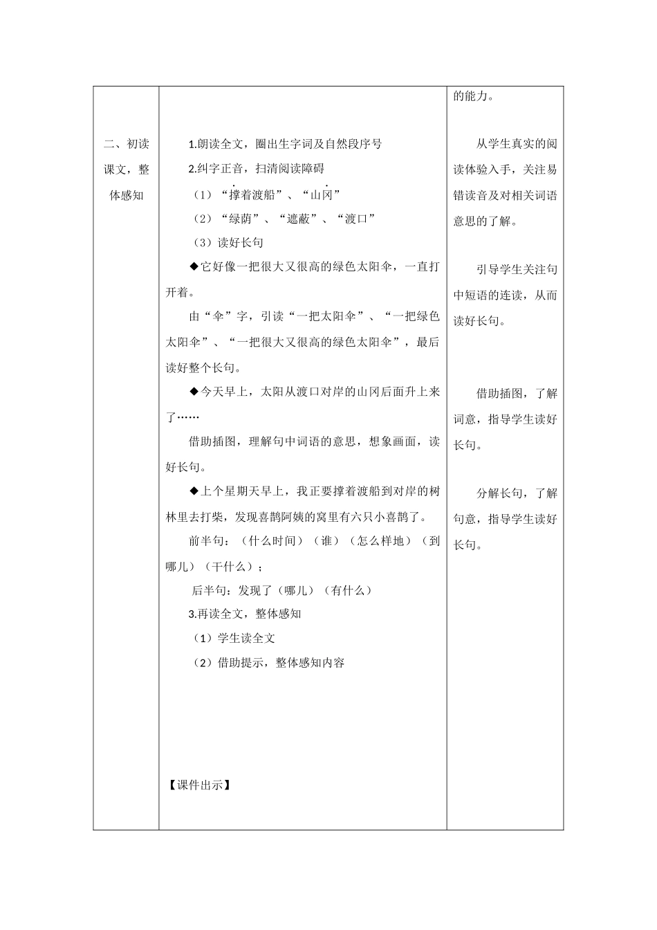 0527二年级语文（统编版）- 《枫树上的喜鹊》第一课时教案.docx_第2页