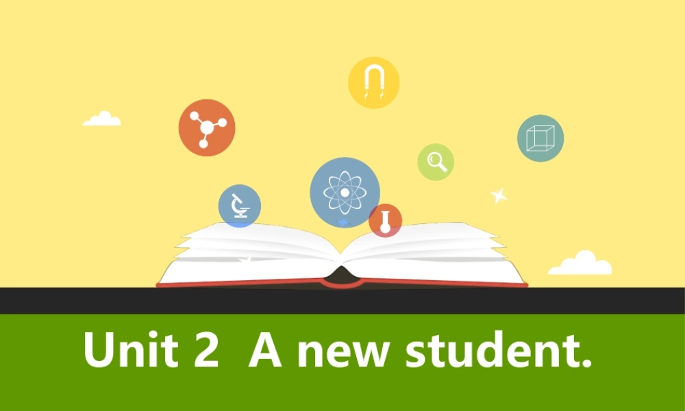 牛津译林版-英语-五上-Unit 2 A new student 第一课时Story time..pptx