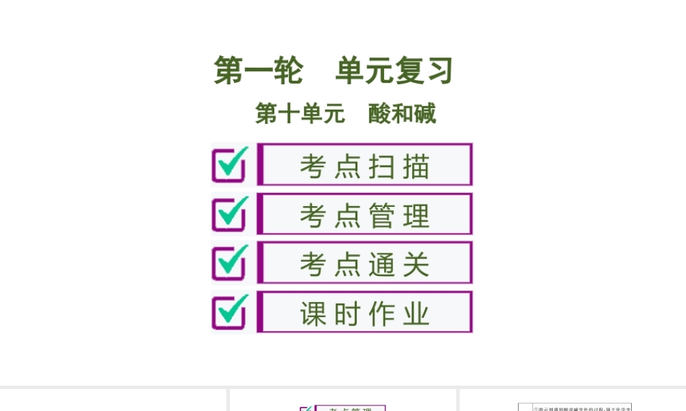 第10单元　酸和碱 98PPT【考百分kao100.com】.ppt