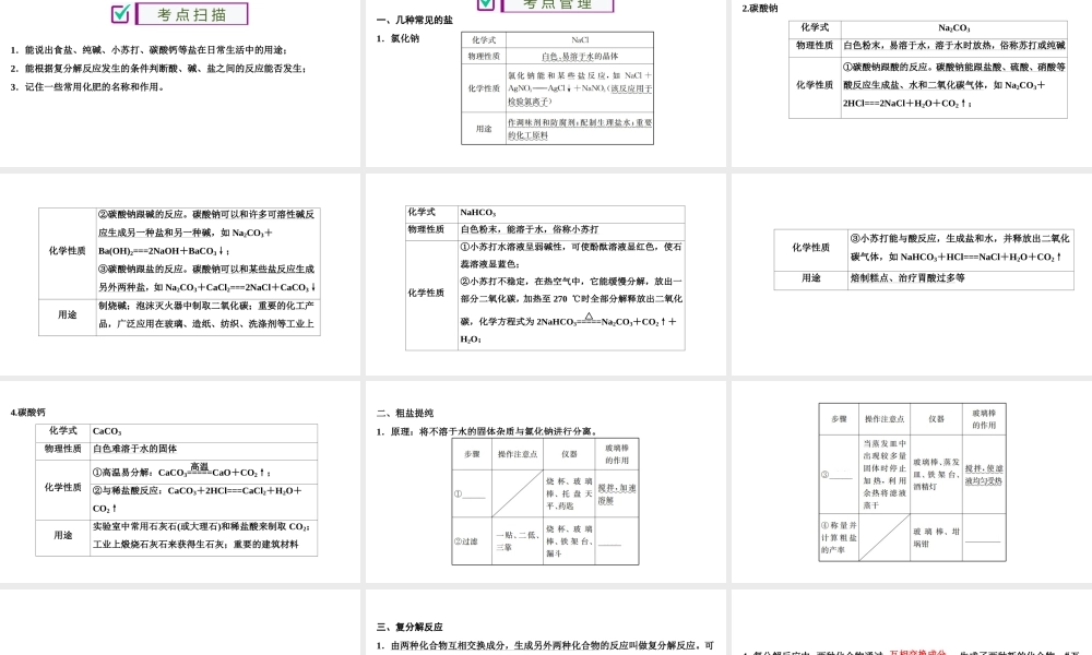第11单元　盐　化肥 92PPT【考百分kao100.com】.ppt