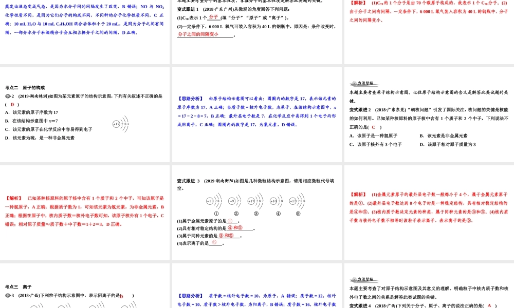 第3单元　物质构成的奥秘 66PPT【考百分kao100.com】.ppt