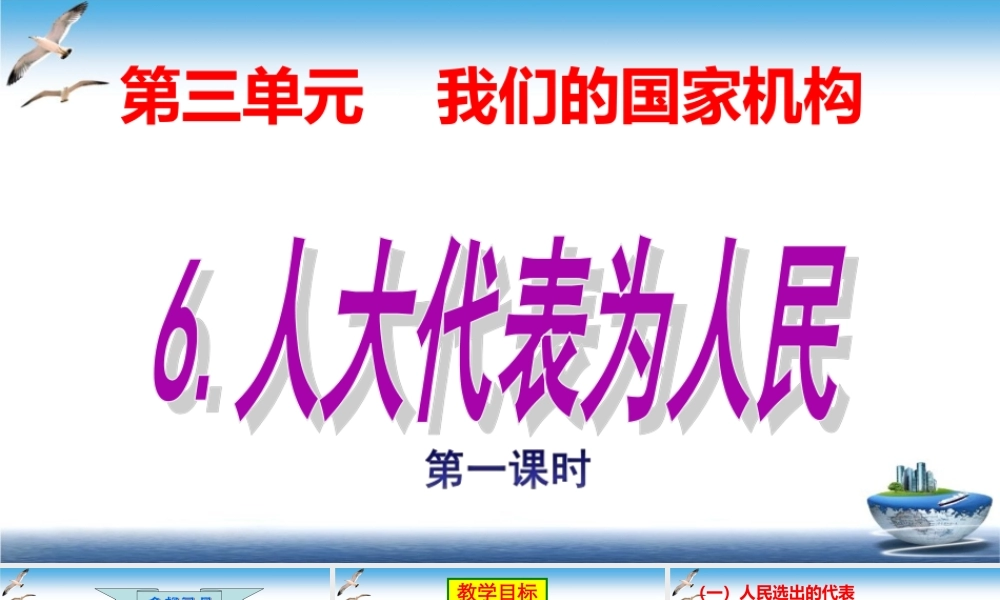 第6课 人大代表为人民 课件.ppt