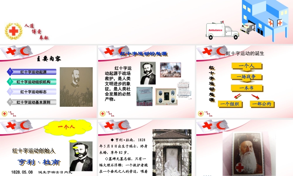红十字基本知识 .ppt