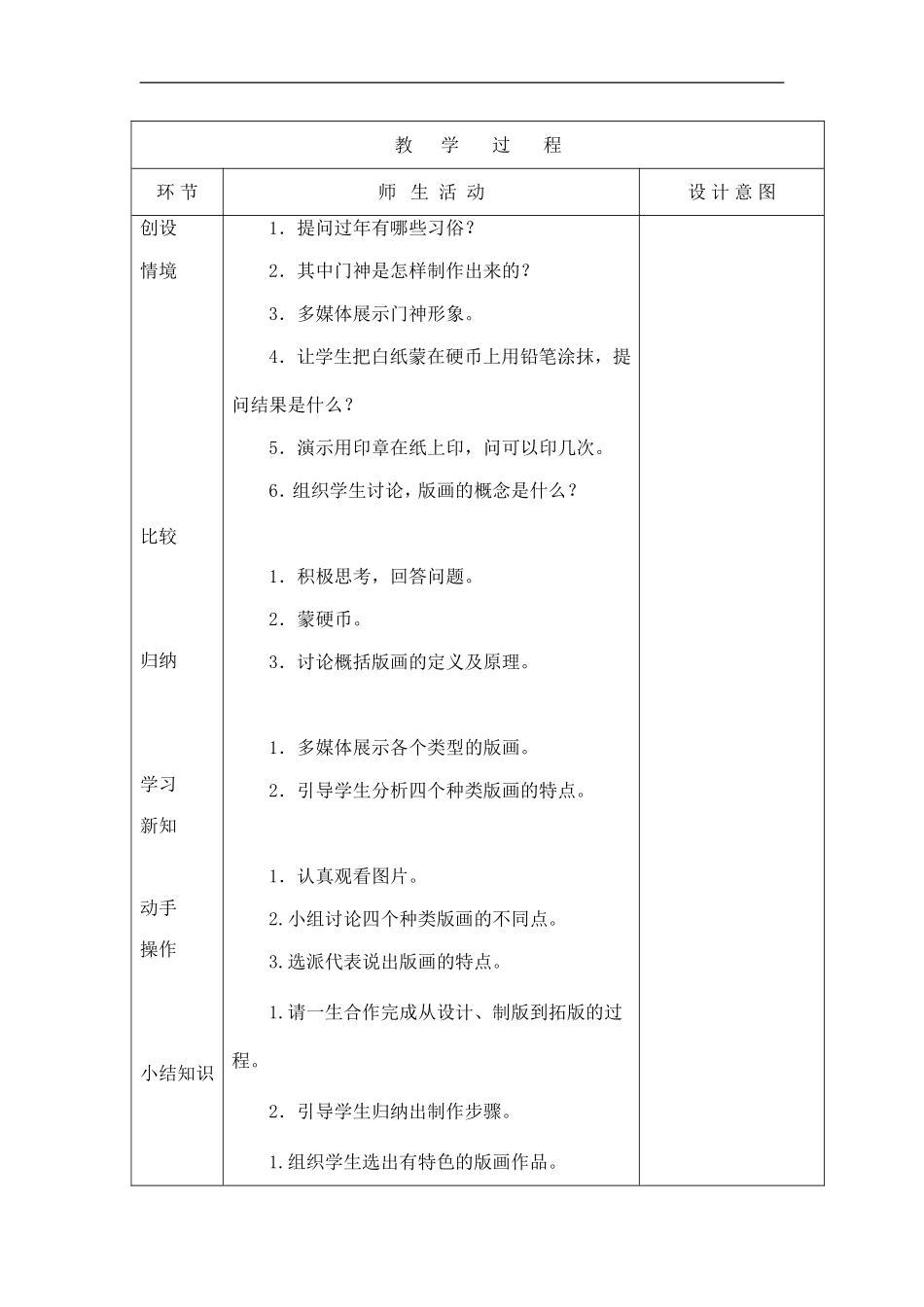 苏教小学美术二上《12印出来印出来》word教案.doc_第2页