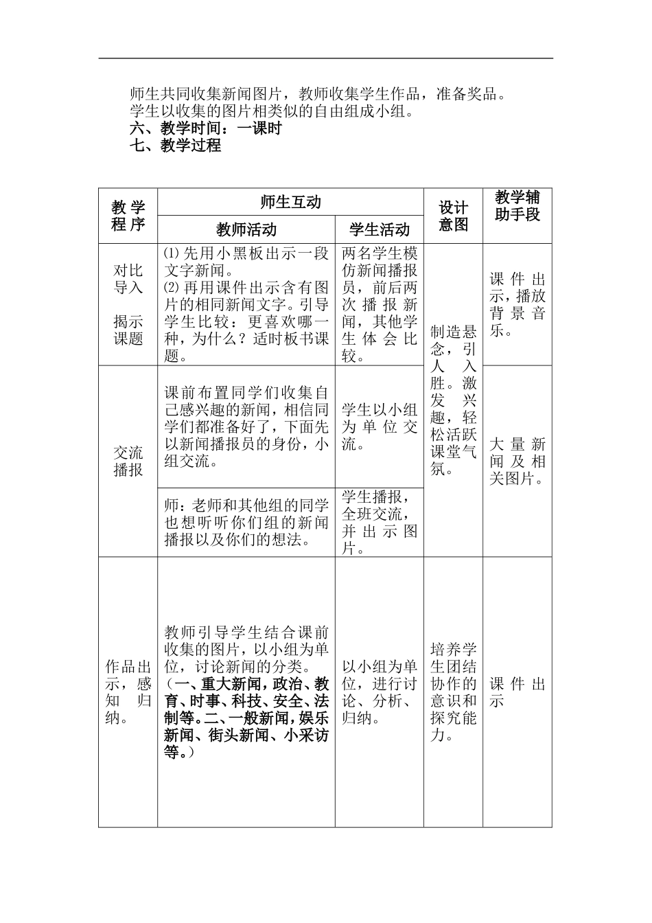 苏教小学美术六下《第12课看新闻画新闻》word教案 (2) .doc_第2页